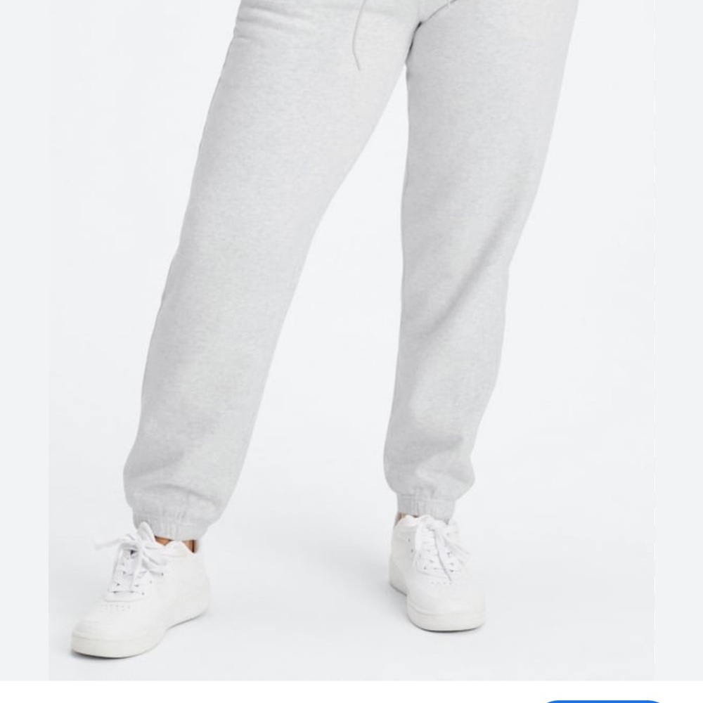 Fabletics Women's Heather Gray Joggers - Picture 2 of 5